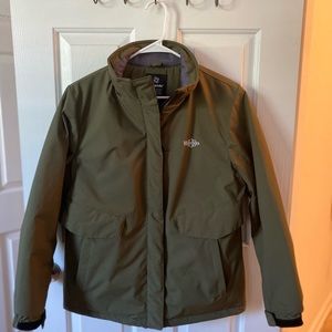 OD green winter jacket